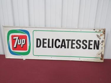 7-Up Deli Metal Sign