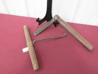 Hay Hook & Forged Primitive Tools