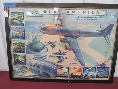 Our America Framed Poster: #4 Transportation Creats Wonders