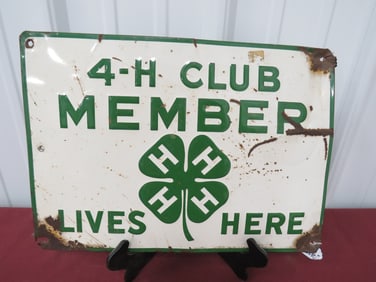 Metal 4H Club Memb. Sign