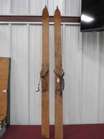 Pr. Homemade Wood Skis
