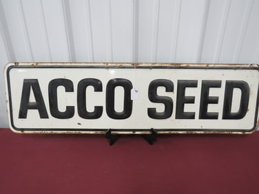Metal Acco Seed Sign