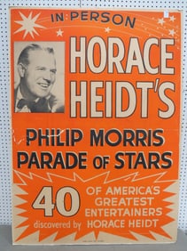 Philip Morris Parade of Stars Sign