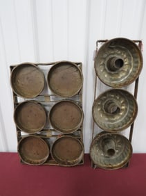 Metal Cake Tins 2-pc