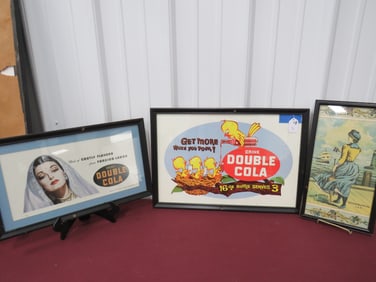 3-Framed Advertising Prints