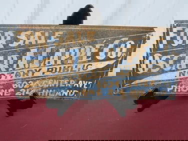 Metal Sign - Notary Oscar A. Lappe Co.
