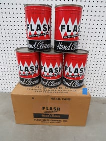 6-Flash Waterless Hand Cleaner Tins