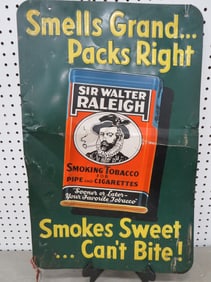 Sir Walter Raleigh Metal Sign