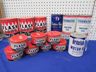 14-Advertising Tins