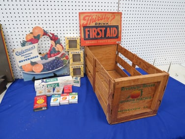 Wood Peach Crate (GA)