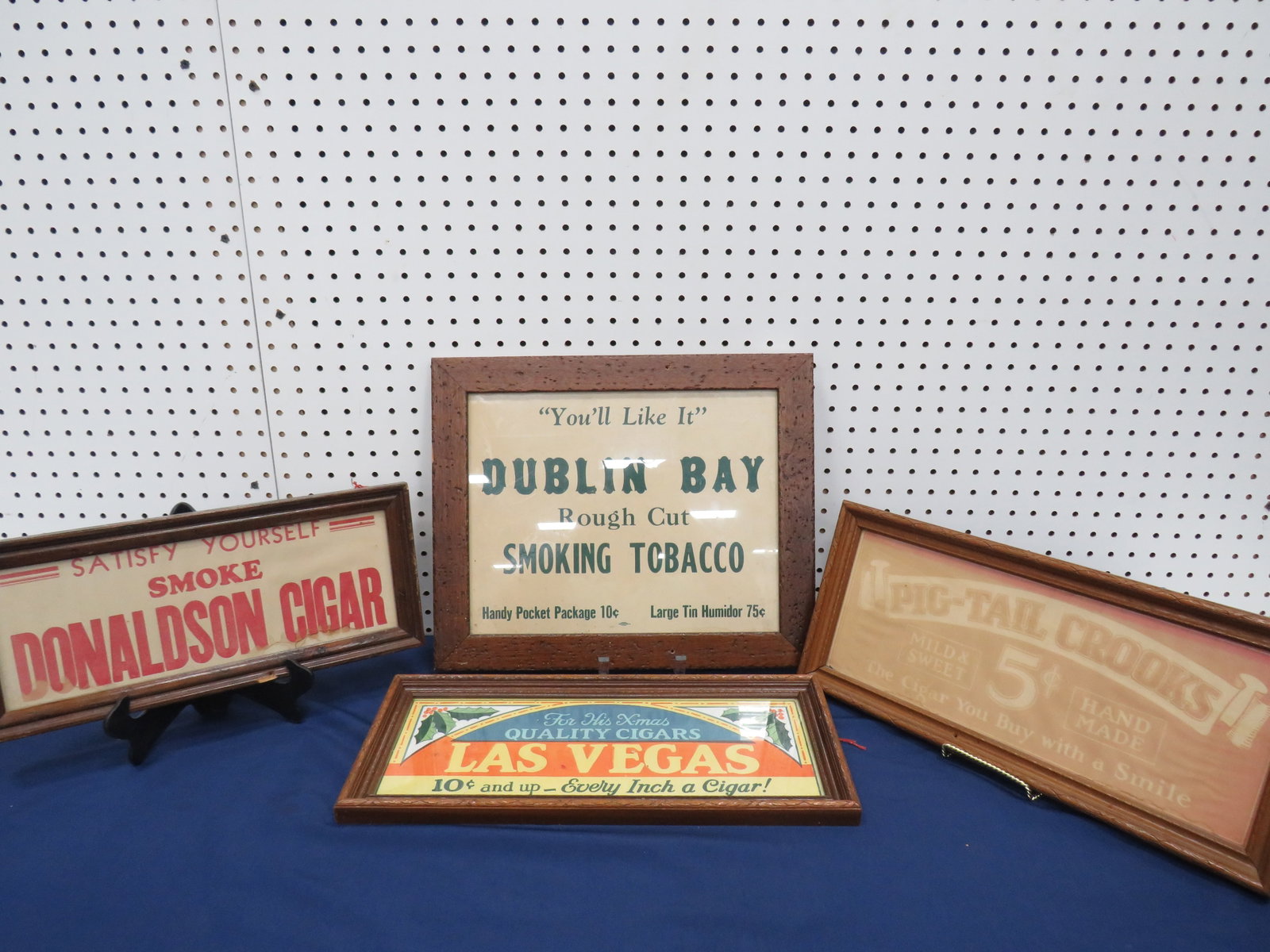 4-Framed Advert. Signs: Cigars, Las Vegas, Donaldson