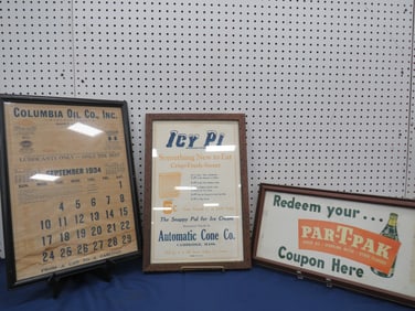 3?Framed Advertising Signs