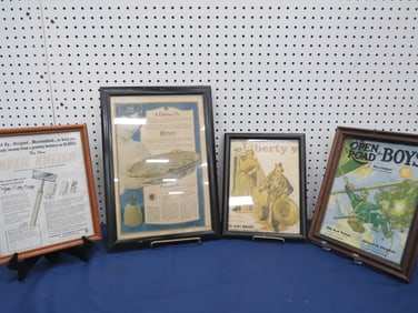 4?Framed Advertisements