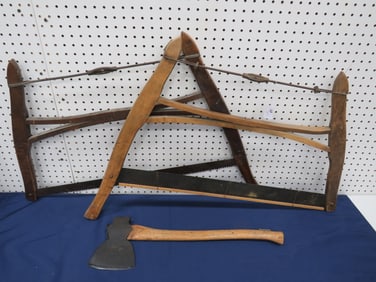 2?Bucksaws & 1?Ax