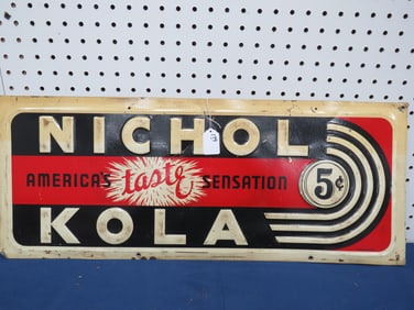 Nichol Kola Sign Metal