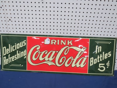 Contemporary Metal Coca-Cola Sign