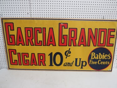 Garcia Grande Cigar Sign