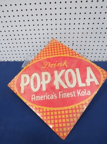 Metal Pop Kola Sign