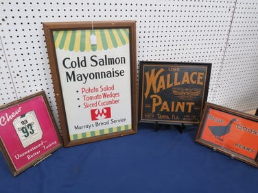 4?Framed Advertising Signs