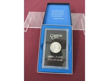1884 Carson City Uncirculated Silver Dollar