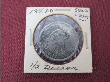1843-O Seated Liberty Half Dollar