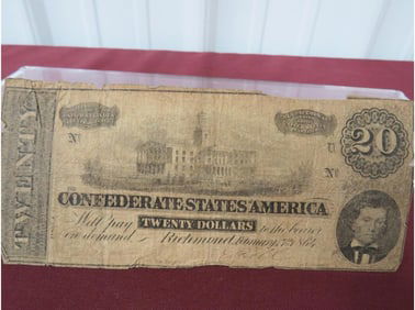 1864 Confederate States $20.00 Richmond