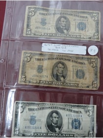(3) Silver Cert. Blue Seal