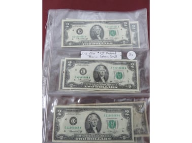 (11) 1976 $2.00 Federal Reserve Green Seal