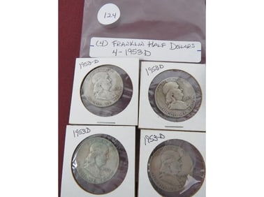 (4) Franklin Half