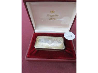 Franklin Mint Bar Solid Sterling Silver