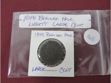 1848 Braided Hair Liberty Lg. Cent