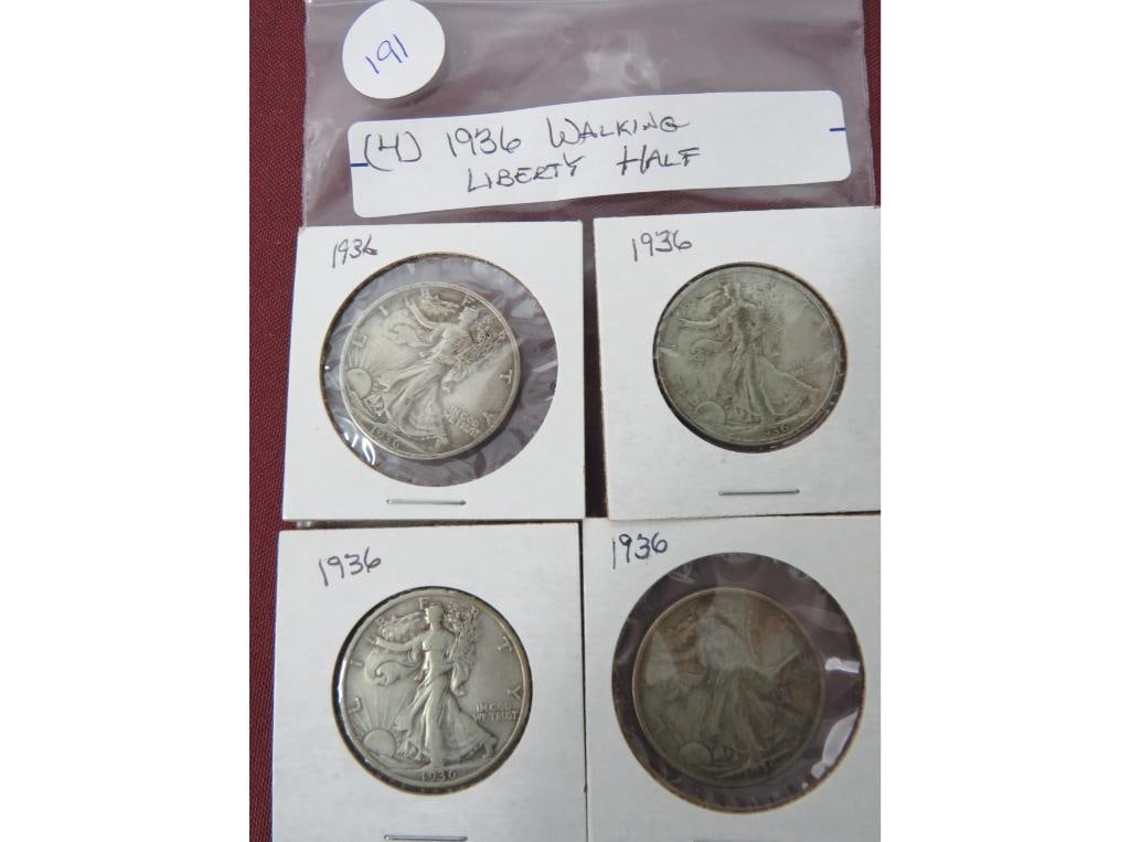 4 - 1936 Walking Liberty Half: A great addition to anyone's collection!