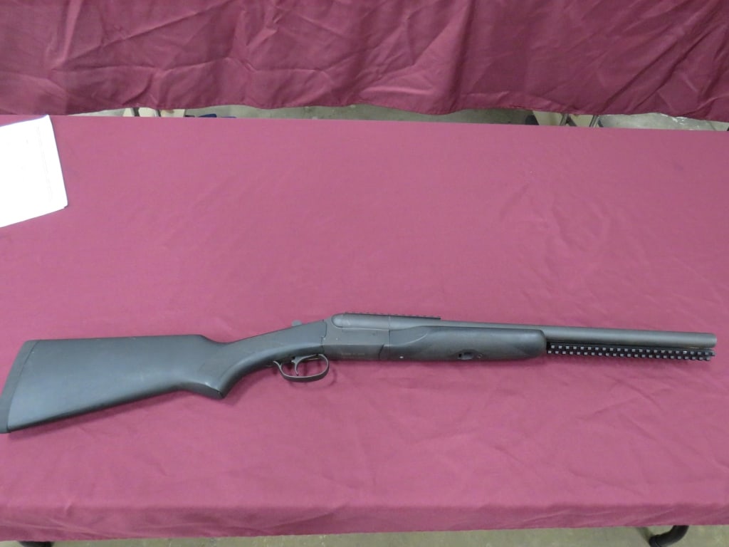 Stoeger Coach Gun Dbl. 12GA SxS Shotgun: Double Defense. Serial Number: A050596-11