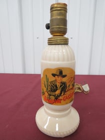 Aladdin Vintage Hopalong Cassidy Table Lamp