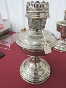 Aladdin Model #11 Nickel-Plated Oil Lamp