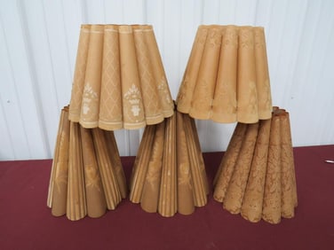 Assorted Aladdin Paper/Whip-o-lite Fluted Shades