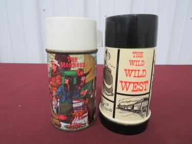 Two Aladdin Thermos