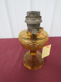 Aladdin Amber Washington Drape Kerosene Lamp