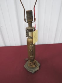 Aladdin Electric Metal Lamp w/ Figures