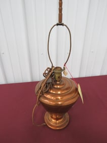 Aladdin Copper-Colored Electric Lamp