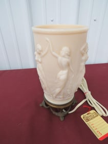 Aladdin Dancing Ladies Alacite Urn Lamp