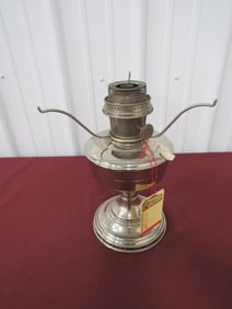 Aladdin Matte Nickel Plated Kerosene Lamp