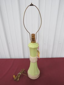 Aladdin G-330 Green w/ White Band Electric Lamp