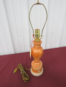 Aladdin Alacite G311 Peach Lustreware Lamp