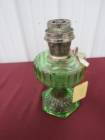 Aladdin Green Corinthian Lamp