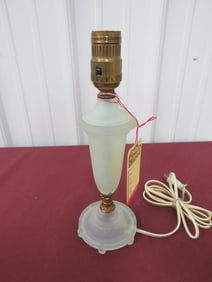 Aladdin G-6 Frosted Mint Green Table Lamp