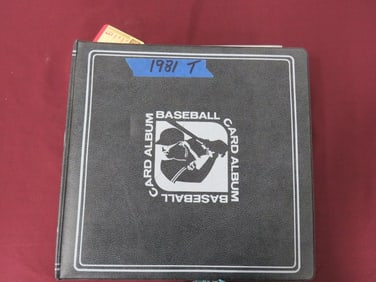 Album Of Topps 1981 Baseball Cards