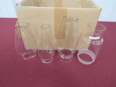 Oil Lamp Chimneys 7 Pieces