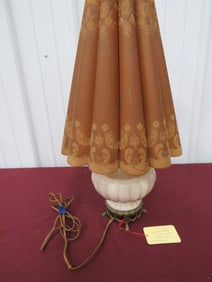 Aladdin Alacite Uranium Glass Table Lamp