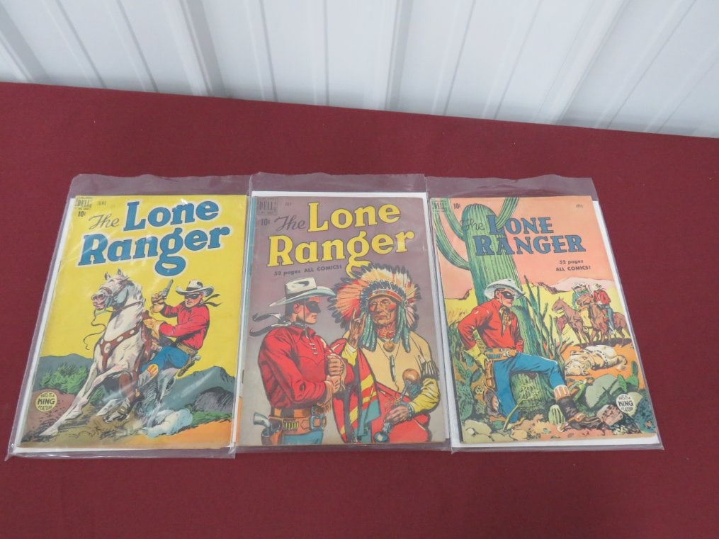 (3) Lone Ranger Comics 1949-1950 (1 of 4)